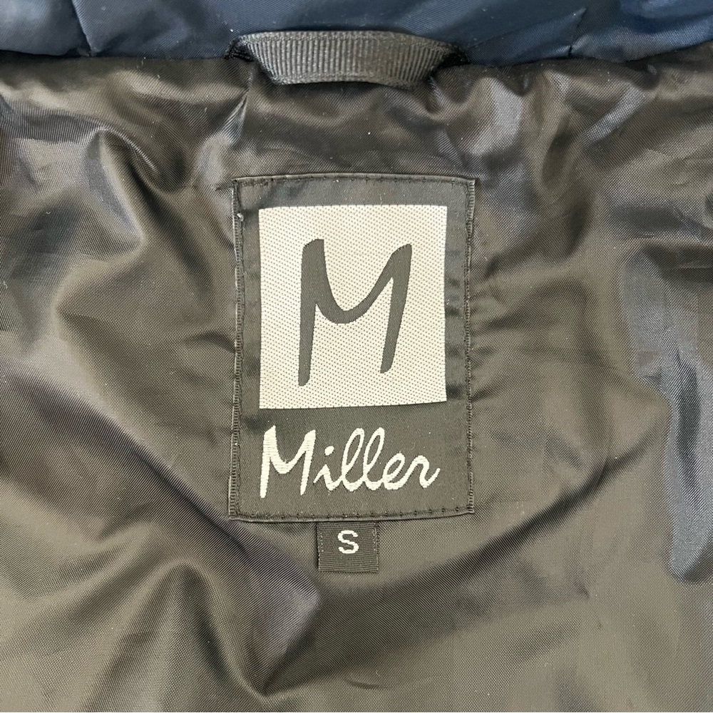 M. Miller Puffer Jacket navy ski size small - Picture 13 of 17